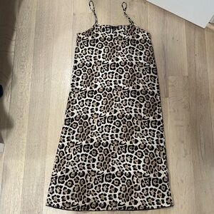 ATM Collection Leopard Silk Dress